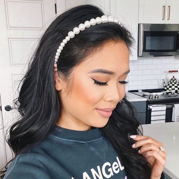 Accessories - FAUX PEARL HEADBAND GRADUATED BAUBLE BRIDAL